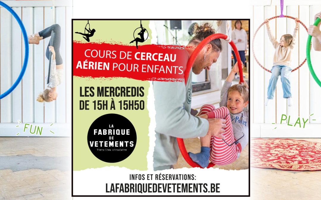Nouveau ! Cours de cerceau aérien pour enfants
