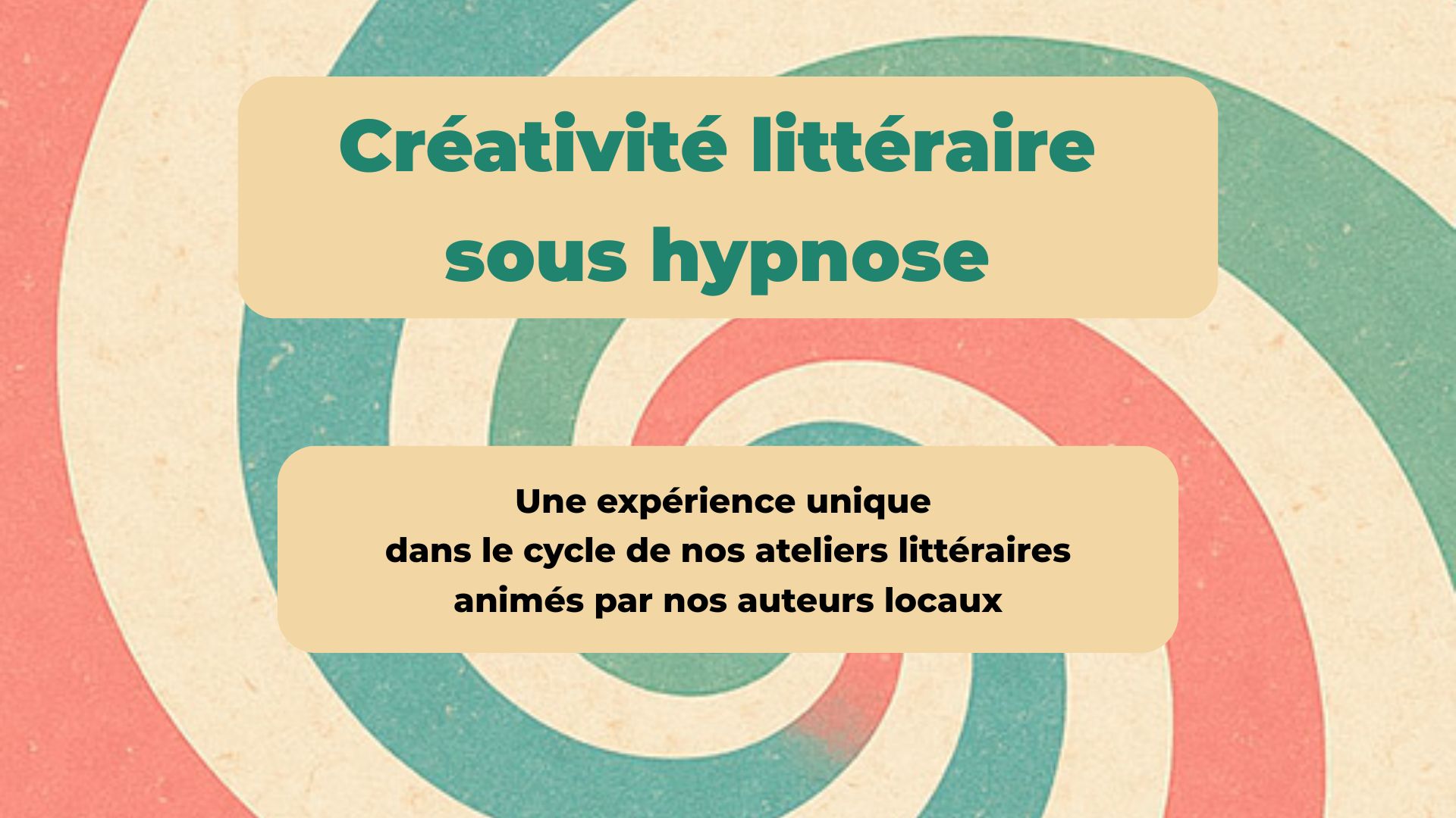 Créativité littéraire sous hypnose